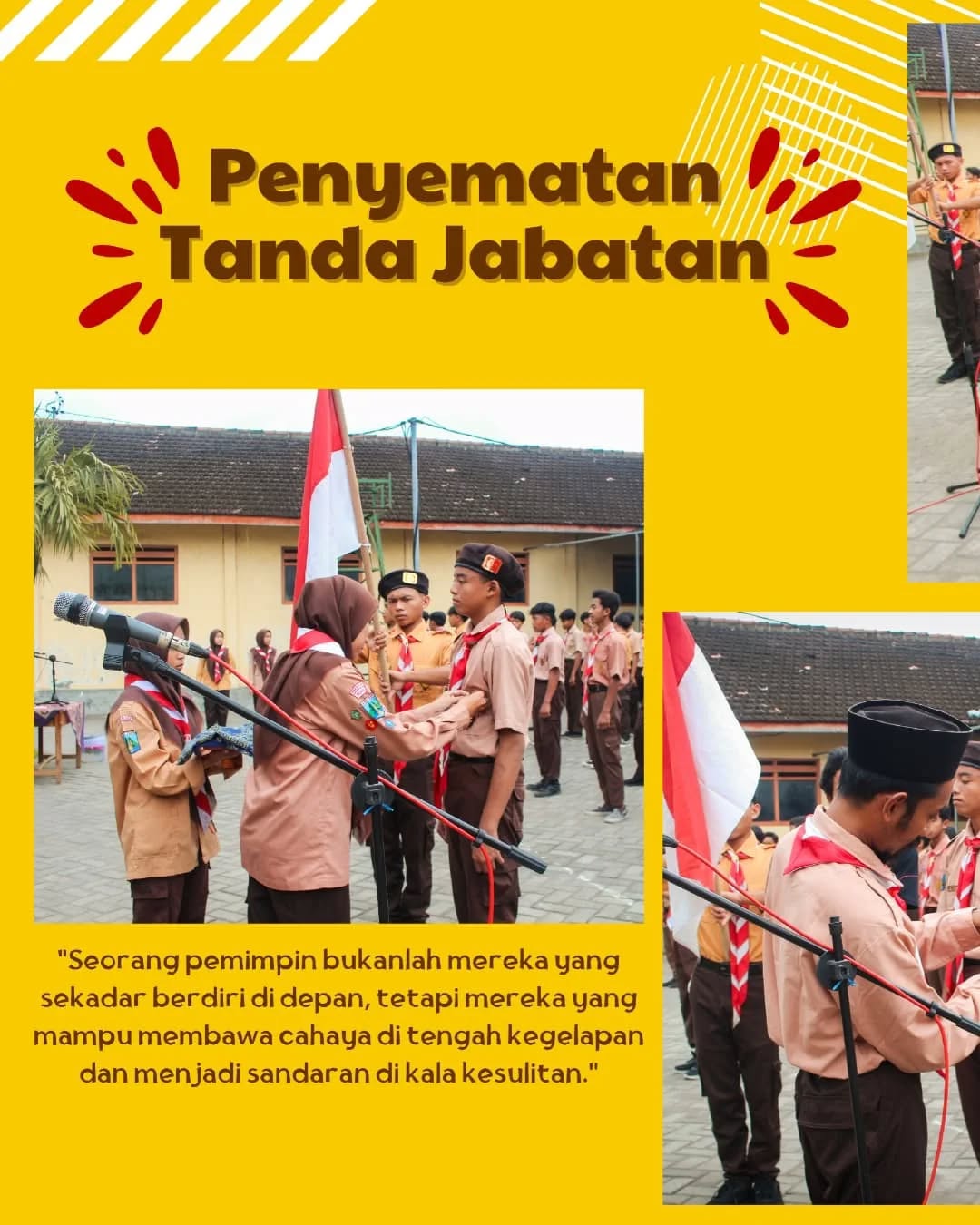 Penyematan Tanda Jabatan: Memanggul Amanah di Bawah Panji Tunas Kelapa